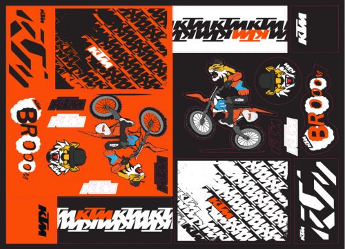 TEAM GRAPHIC STICKER SHEET