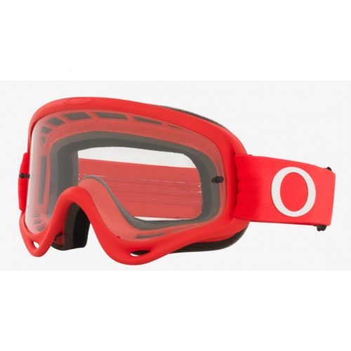 OAKLEY O FRAME MX SAND MOTO RED  CLEAR LENS