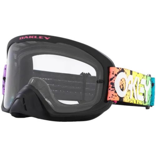 OAKLEY O FRAME 2.0 PRO MX BLACK SPLATTER CLEAR