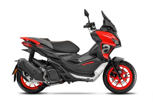 2023 Aprilia SR GT 125 Sport Red Raceway